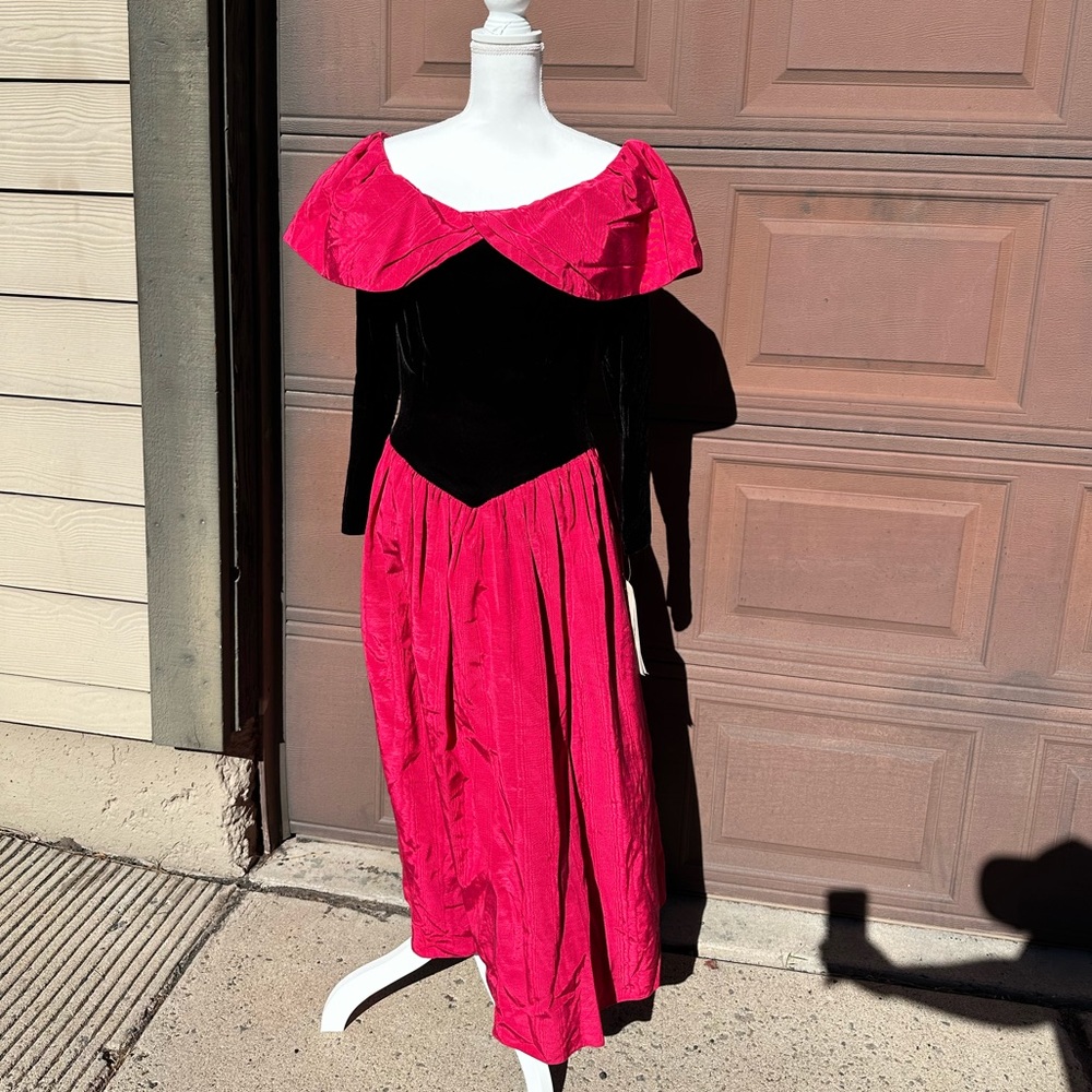 Vintage Scott McClintock Strapless Dress